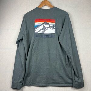 NWT Patagonia Men’s Long Sleeved Line Logo Ridge Responsibility-Tee T-Shirt